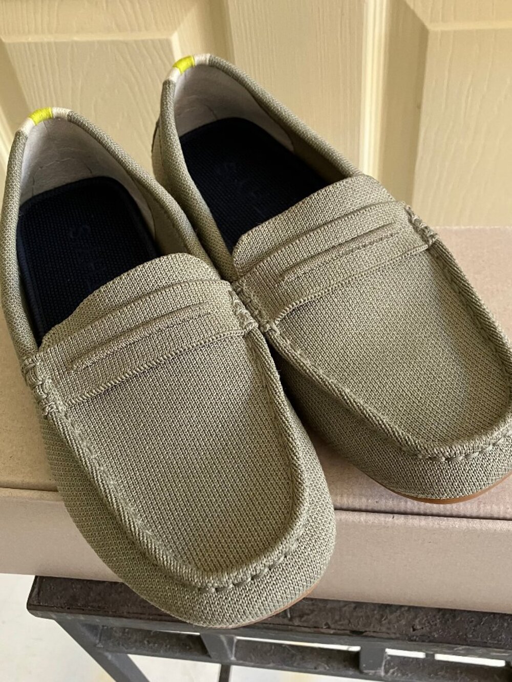 Rothy's The Driver in sage, size 7.5